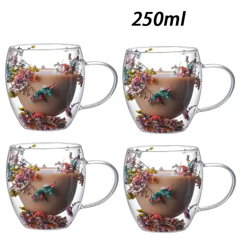 Caneca Flores Artesanal