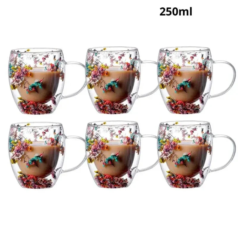 Caneca Flores Artesanal