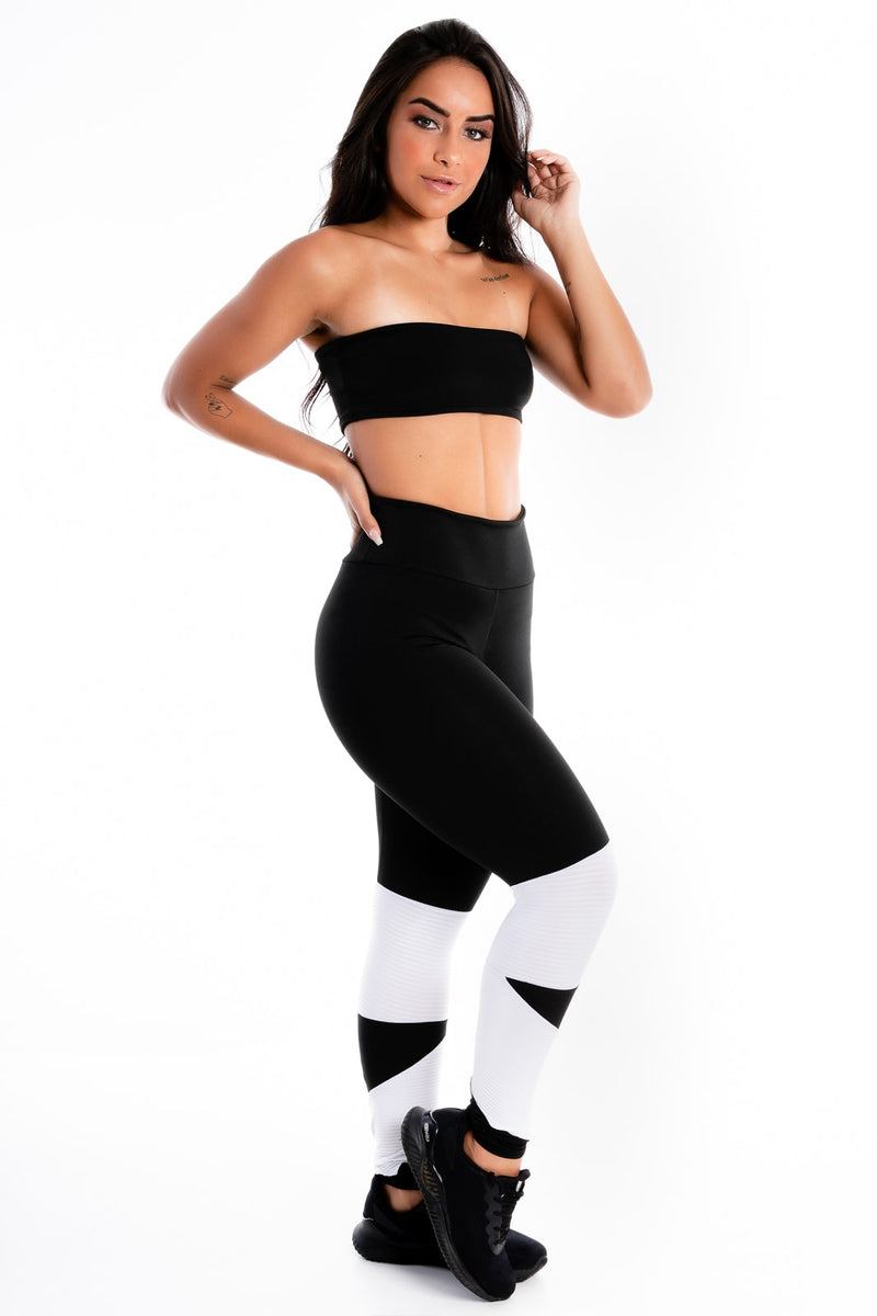 Conjunto Cropped Tomara que Caia e Calça