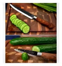 Kit Churrasco Profissional: Aço Inox Antiaderente com Faca de Trinchar