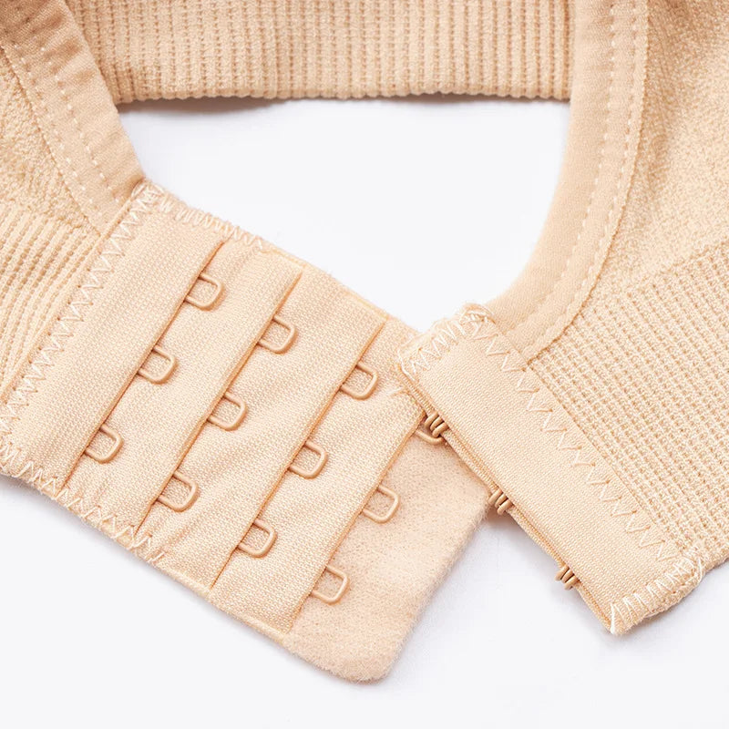 Sutiã de Amamentação Confortável com Fivela Frontal e Bojo Removível