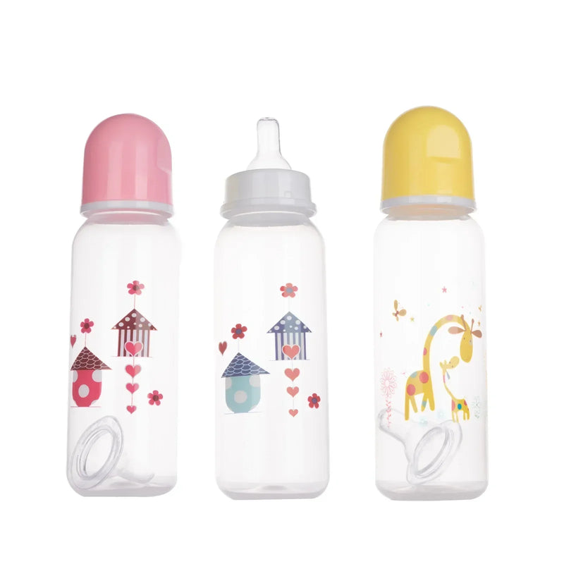 Mamadeira Infantil com Estampa de Desenho Animado – 250ml