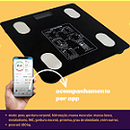 Balança Digital Corporal c/ Bioimpedância e Bluetooth 180kg