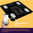 Balança Digital Corporal c/ Bioimpedância e Bluetooth 180kg