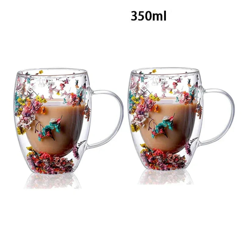 Caneca Flores Artesanal