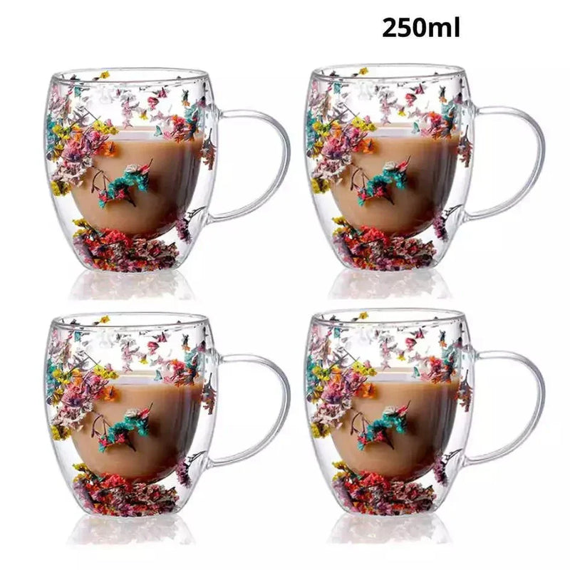 Caneca Flores Artesanal